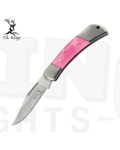 Elk Ridge K-ER-125PK Pink Lockback Pocket Knife