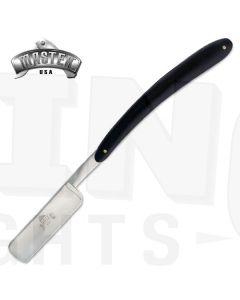 Master USA K-MU-1014BW Black Pakkawood Folding Razor