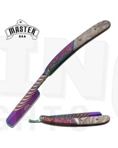 Master USA K-MU-1014RB Master Rainbow Folding Razor