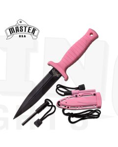 Master USA K-MU-1141PK Pink Dagger with Fire Starter