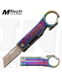 MTech K-MT-1171RB Rainbow Tinite Folding Razor