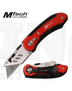 MTech K-MT-UT001RD Red Utility Blade Folding Knife