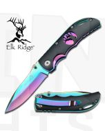 Elk Ridge K-ER-134RB Rainbow Pocket Knife