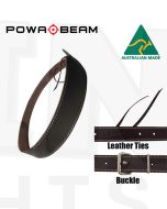 Powa Beam GS2 Plain Leather Rifle Sling with Full Length Stitching